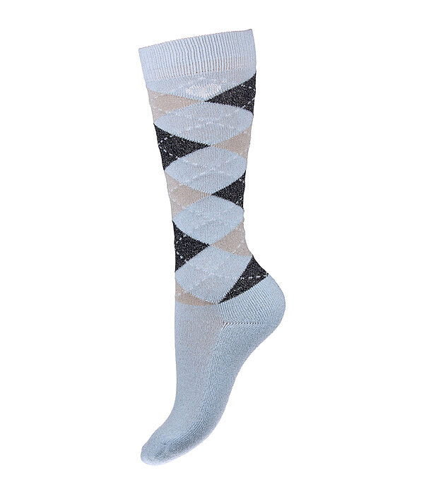 Calcetines Rombos+ purpurina